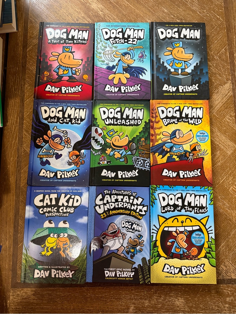Dog Man, Cat Kid, Captain Underpants Books by Dav Pilkey